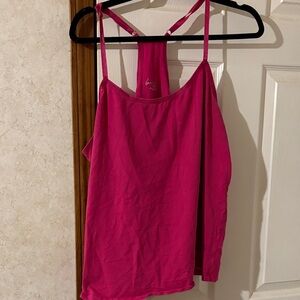 Lane Bryant Fuchsia Camisole racer back Tank Top 18/20 like new.